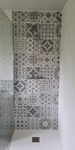 Installation douche italienne carreaux ciment cauville sur mer 76930